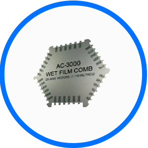 Wet Film แผ่นวัดความหนาสีเปียก AC-3000 (TM-TECK)